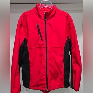 Clique Performance Jacket in Red and Black
